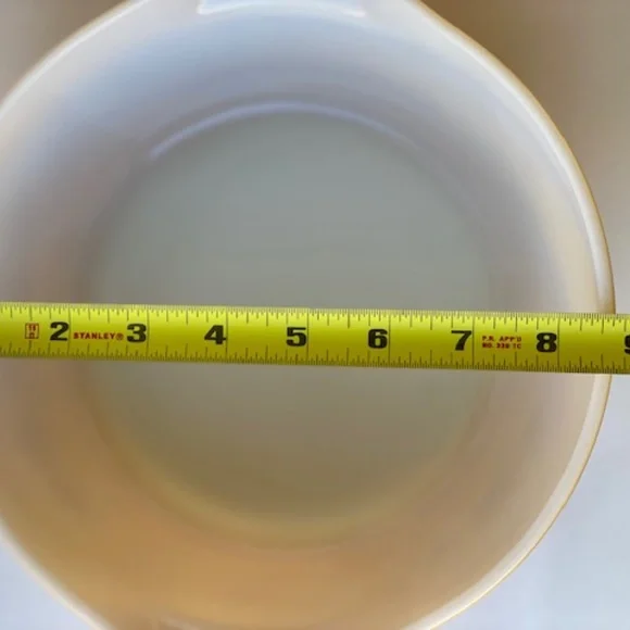 Vintage Pyrex Yellow Butterfly Gold 2.5 Quart # 475-B Casserole Dish - Picture 6 of 8